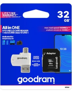 Goodram M1A4-0320R12 memory card 32 GB MicroSDHC Class 10...