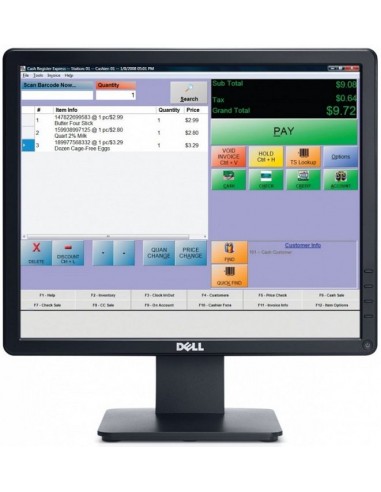 DELL E Series E1715S LED display 43.2 cm (17") 1280 x 1024 pixels SXGA LCD Black