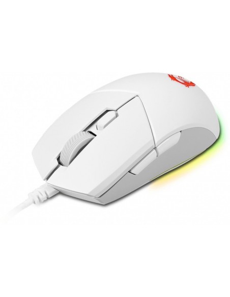 MSI CLUTCH GM11 WHITE mouse Ambidextrous USB Type-A Optical 5000 DPI