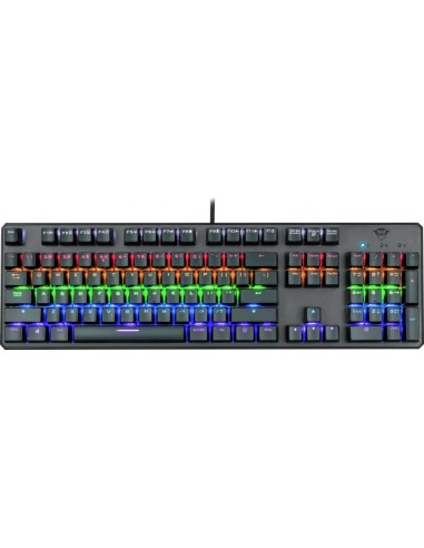 Trust GXT 865 Asta keyboard USB QWERTY Black