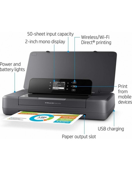 HP Officejet 200 inkjet printer Colour 4800 x 1200 DPI A4 Wi-Fi