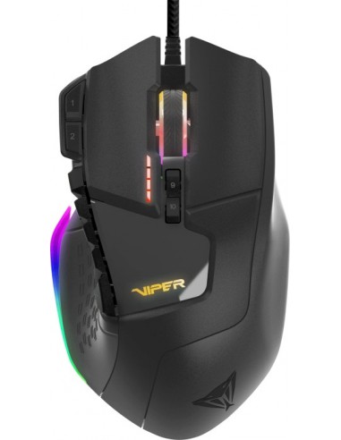 Patriot Memory Viper V570 RGB mouse Right-hand USB Type-A Laser 12000 DPI