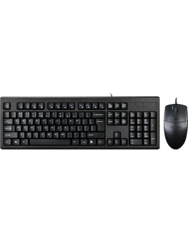 A4Tech KM-720620D keyboard USB QWERTY English Black