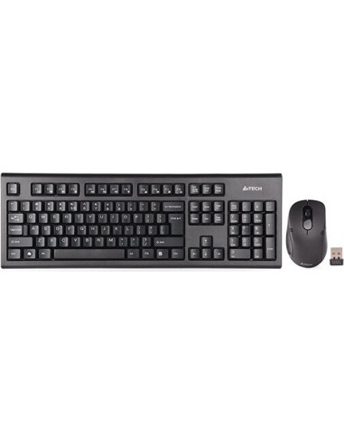 A4Tech 7100N desktop keyboard RF Wireless QWERTY English Black