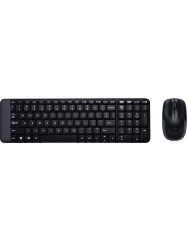 Logitech MK220 keyboard RF Wireless QWERTY International EER Black