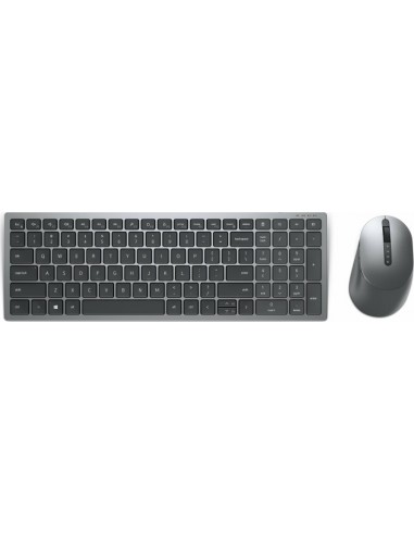 DELL KM7120W keyboard RF Wireless + Bluetooth QWERTY US International Grey, Titanium