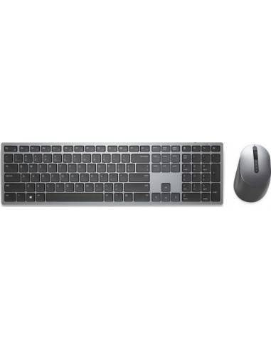 DELL KM7321W keyboard RF Wireless + Bluetooth QWERTY US International Grey, Titanium