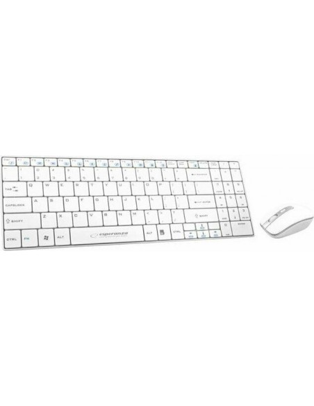 Esperanza EK122W keyboard RF Wireless QWERTY White