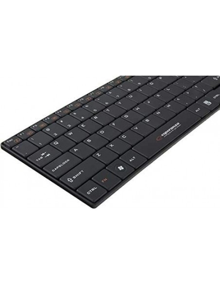 Esperanza EK122K keyboard RF Wireless QWERTY Black