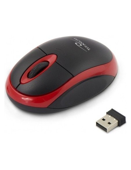 Titanum TM116E Wireless 3D mouse 2.4GHZ Black / Red
