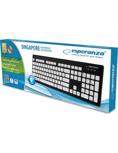 Esperanza EK130K keyboard USB QWERTY UK English...