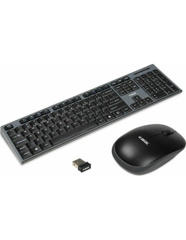 iBox IKMS606W keyboard RF Wireless English Black