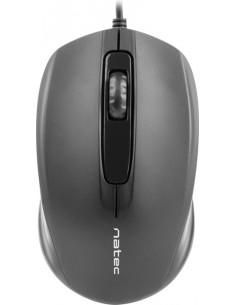 Natec Optical Mouse HOOPOE 2 1600 DPI, USB, Black