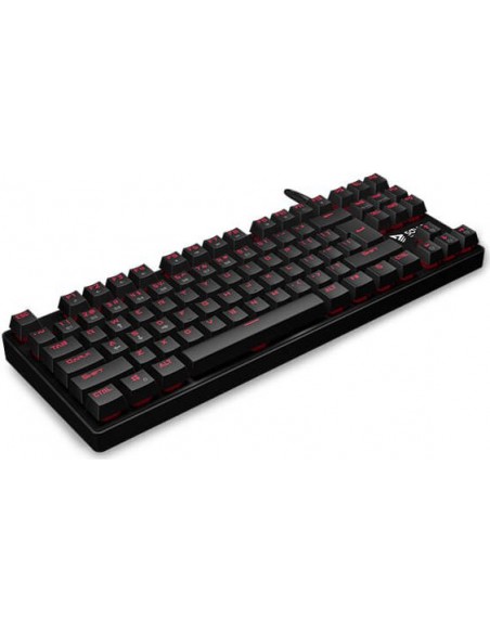 Savio Mechanical Gaming Keyboard SAVIO Tempest RX TKLOutemu RED USB QWERTY English Black