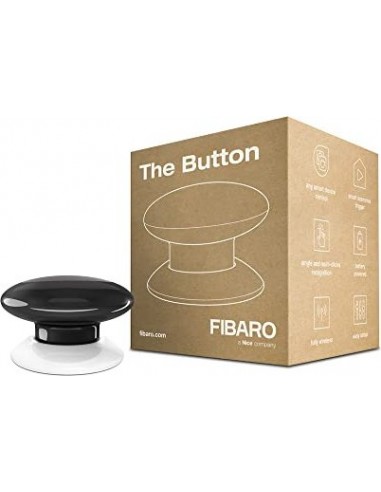 Fibaro The Button Black panic button Wireless Alarm