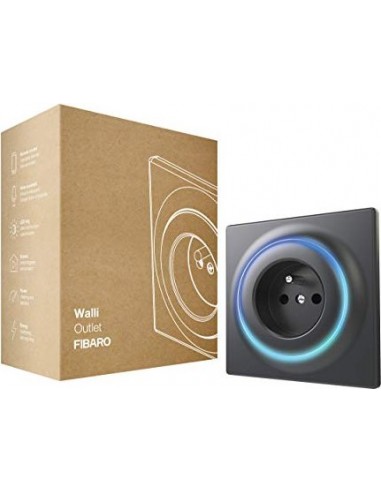 FIBARO FGWOE-011 Inteligentne gniazdko Walli Outlet antracyt