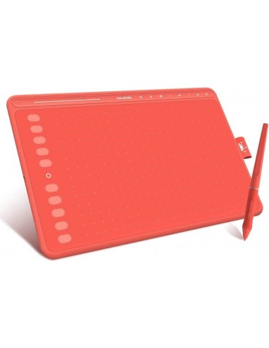 HUION HS611 RED graphic tablet 5080 lpi 258.4 x...
