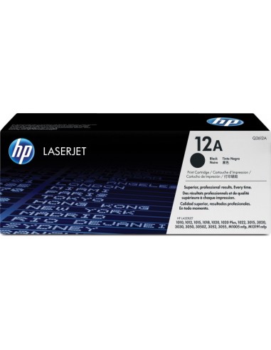 HP 12A Black Original LaserJet Toner Cartridge