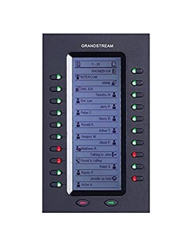 Grandstream Networks GXP2200EXT IP add-on module 20 buttons Black