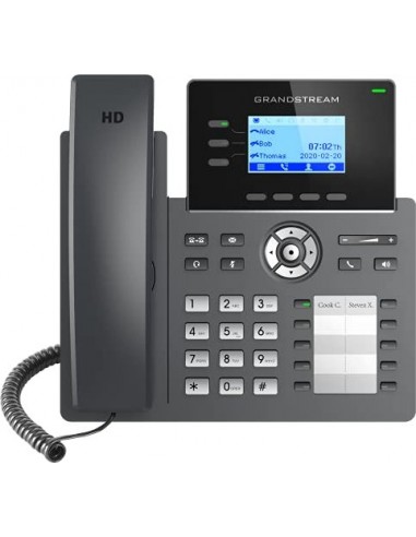 Grandstream Networks GRP2604P IP phone Black 3 lines LCD