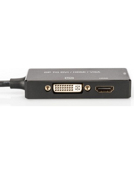 DIGITUS DisplayPort 3in1 Adapter DP/HDMI+DVI+VGA