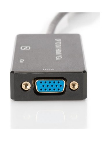 DIGITUS DisplayPort 3in1 Adapter DP/HDMI+DVI+VGA
