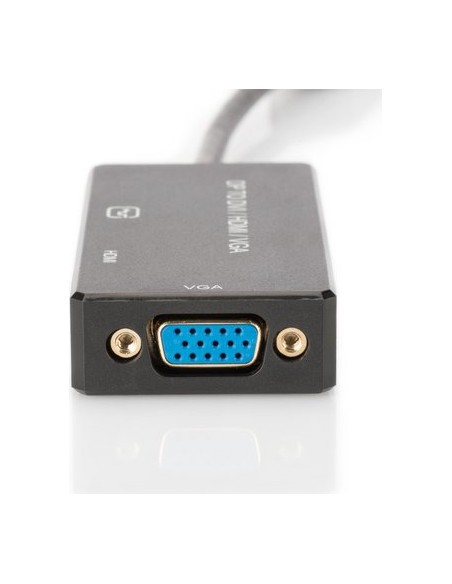 DIGITUS DisplayPort 3in1 Adapter DP/HDMI+DVI+VGA