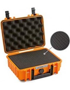 B-W Outdoor Case 1000 with pre-cut foam (SI) orange