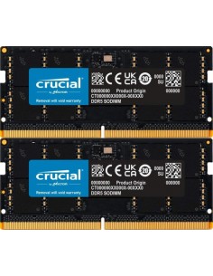 Crucial 64GB Kit DDR5-4800 (2x32GB) SODIMM CL40 (16Gbit)