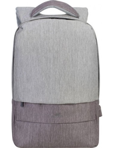 RIVACASE 7562 grey/mocha anti-theft Laptop backpack 15.6