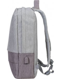 RIVACASE 7562 grey/mocha anti-theft Laptop backpack 15.6 2