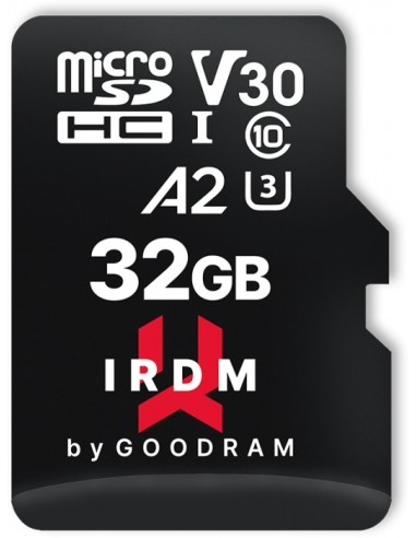 GOODRAM IRDM microSDHC      32GB V30 UHS-I U3 + adapter