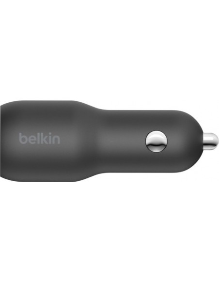 Belkin Dual Car Charger   37W PD 25W USB-C/12W USB-A   CCB004btBK
