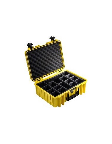 B-W Outdoor Case 5500 incl. divider system yellow