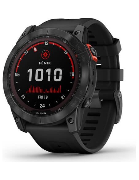 Garmin fenix 7X Solar Slate grey with black band
