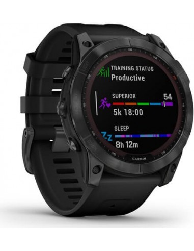 Garmin fenix 7X Solar Slate grey with black band