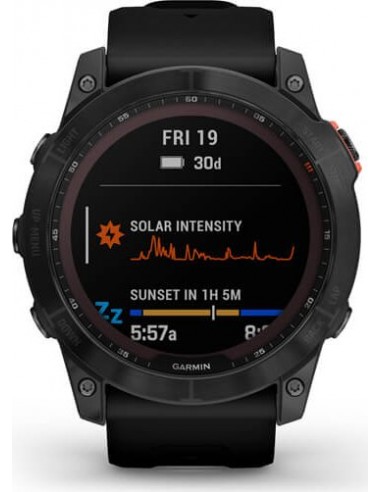 Garmin fenix 7X Solar Slate grey with black band