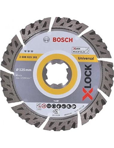 Bosch EXPERT X-LOCK Multi Material 125 x 22,23 x 2,4 x 12