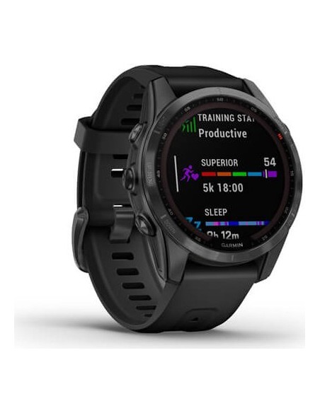Garmin fenix 7S Solar Slate Gray with Black Band