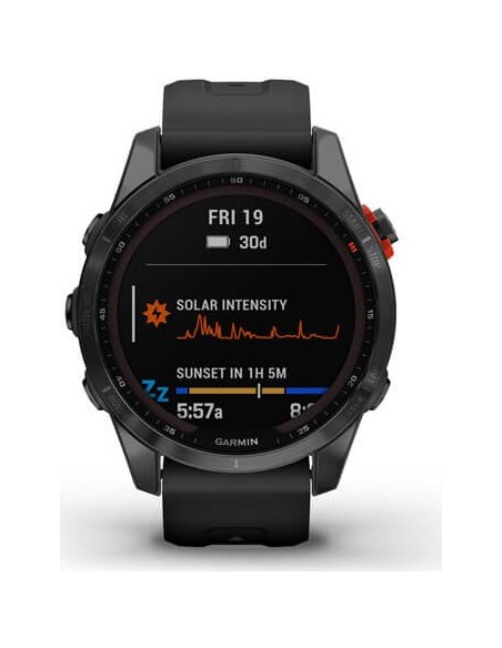 Garmin fenix 7S Solar Slate Gray with Black Band