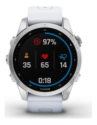 Garmin fenix 7S Whitestone/Silver