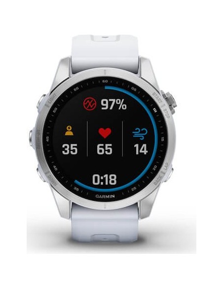 Garmin fenix 7S Whitestone/Silver