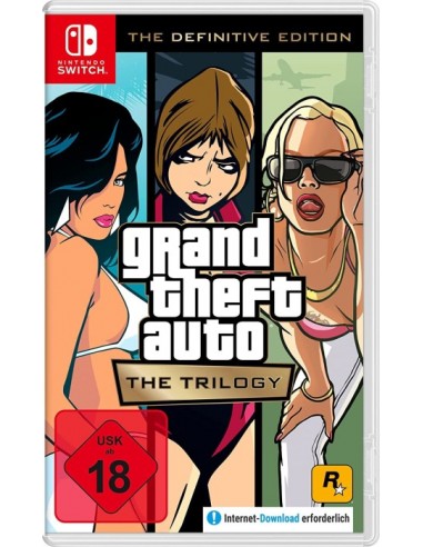 Nintendo Switch GTA Trilogy Definitive Edition USK 18