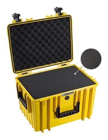 B-W Outdoor Case 5500 with pre-cut foam (SI) yellow