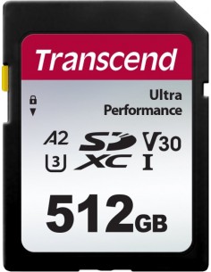 Transcend SDXC 340S        512GB Class 10 UHS-I U3 A2 V30