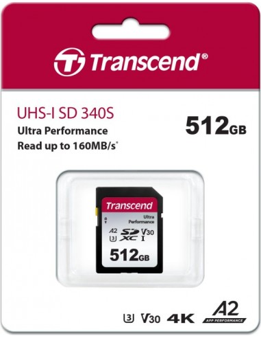 Transcend SDXC 340S        512GB Class 10 UHS-I...