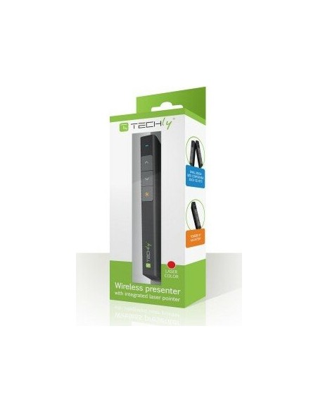Techly ITC-LASER26 wireless presenter RF Black