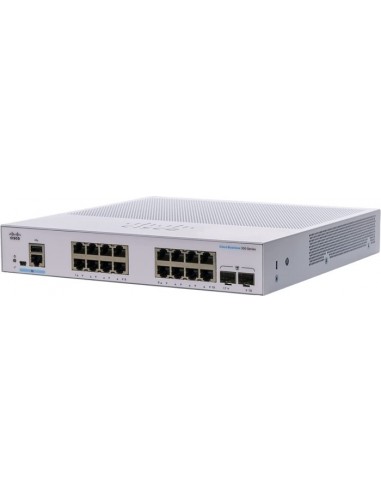 Cisco CBS350-16T-2G-EU network switch Managed...