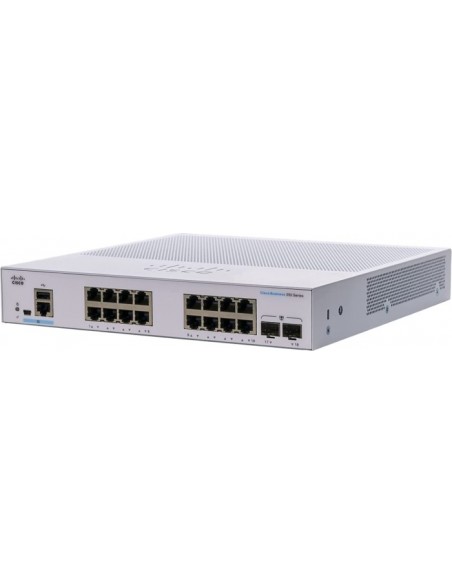 Cisco CBS350-16T-2G-EU network switch Managed L2/L3 Gigabit Ethernet (10/100/1000) Silver