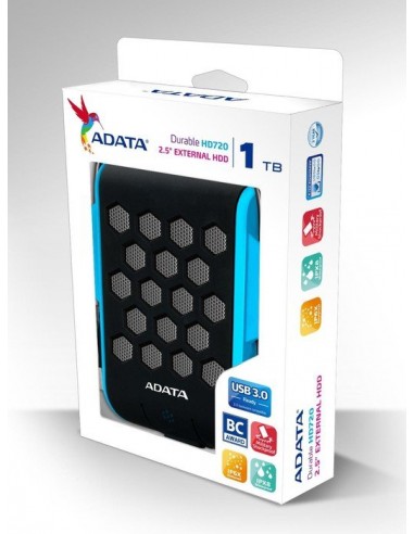 ADATA HD720 external hard drive 1000 GB Black,Blue